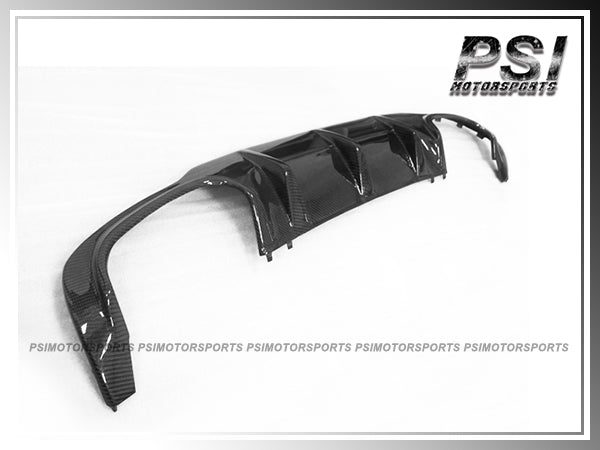 2012-2014 Mercedes-Benz W204 C204 C-Class with AMG Sport Package and C63 Only AMG Style Carbon Fiber Rear Diffuser