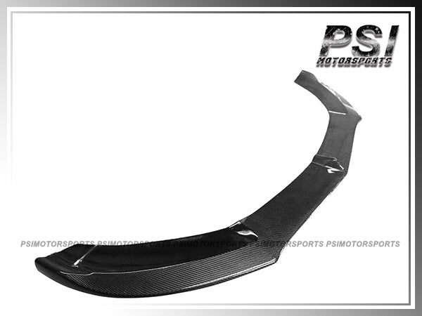 For 2015-2018 Mercedes-Benz W205 C-Class with AMG Sport Package Only - DP Style Carbon Fiber Front Add-on Lip