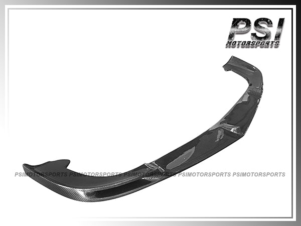 For 2011-2014 Mercedes-Benz W218 CLS63 AMG Only - V Style Carbon Fiber Front Add-on Lip