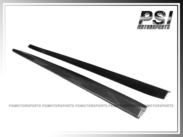 For 2006-2010 Mercedes-Benz W219 CLS-Class with AMG Sport Package Only - DP Style Carbon Fiber Side Skirt Add-on Lips