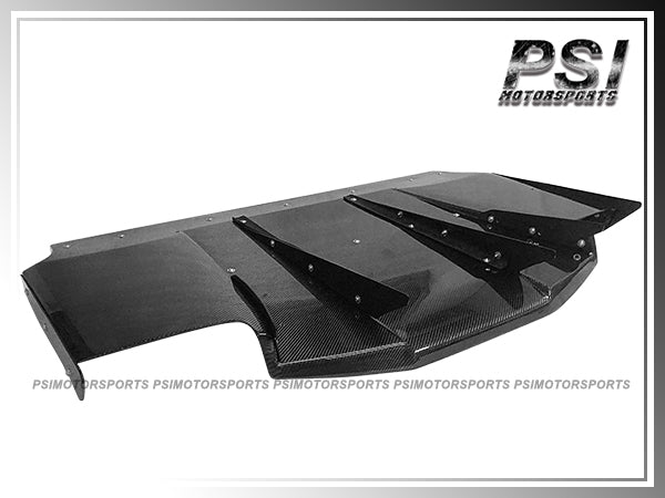 For 2015-2021 Subaru WRX / STI Only - VR Style Carbon Fiber Rear Diffuser