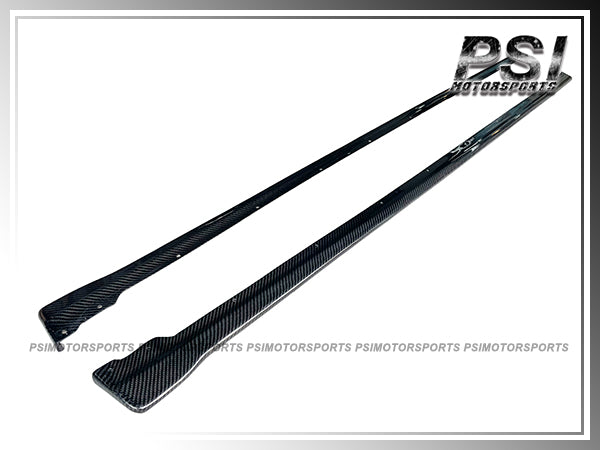 For 2022-2025 Subaru WRX Only - STI Style Carbon Fiber Side Skirt Lips
