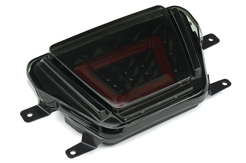 OLM V2 F1 Style Multifunction 4th Brake Light (Smoke Lens, Black Base, Red Bar) - 2020+ Supra