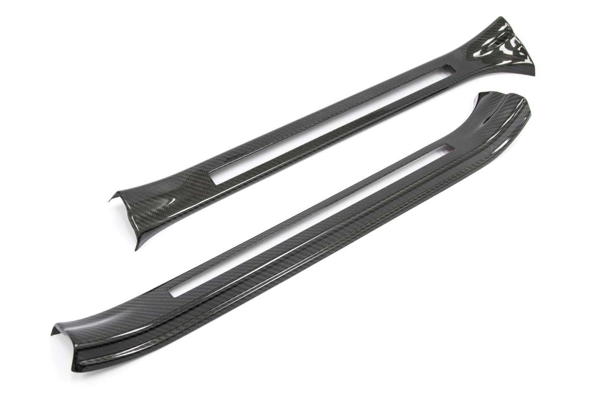 OLM LE Dry Carbon Fiber Door Sill Covers - 2015-2021 Subaru STI