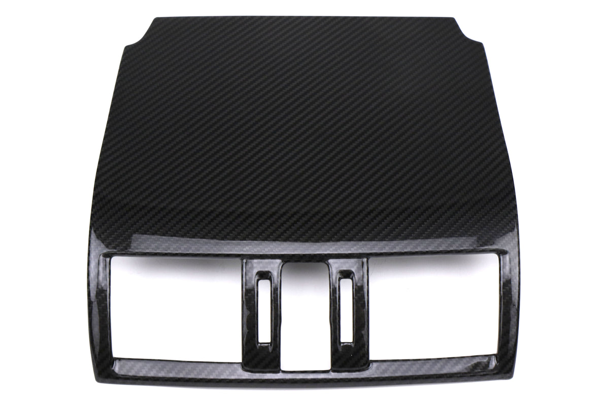 OLM LE Dry Carbon Fiber Center AC Trim Covers - 2015 Subaru WRX / STI / 2014 Forester / 2013-2014 Crosstrek