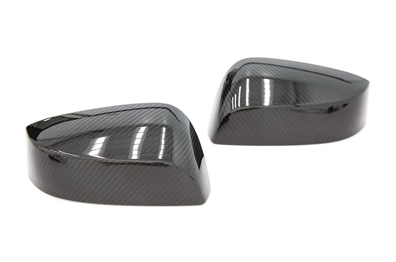 OLM Dry Carbon Fiber Mirror Cover (Without Turn Signal Hole) - 2015+ WRX / 2015+ STI