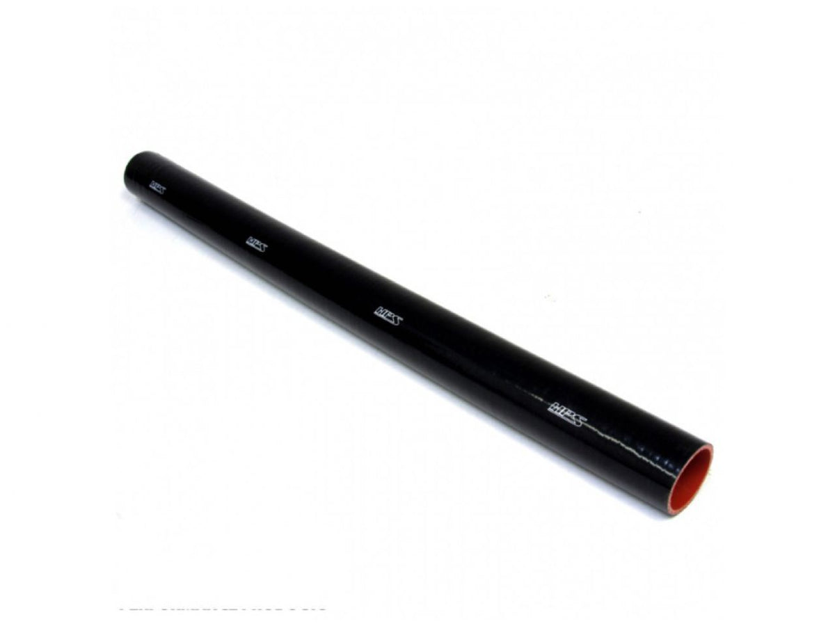 HPS 1-3/16" ID, 3 Feet Length, Silicone Straight Coupler Coolant Tube Hose, High Temp 4-ply Reinforced, Black, 30mm ID
