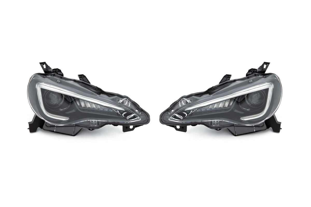 OLM Sequential Style Headlights w/ 6000k HID - 13+ FT86 / BRZ
