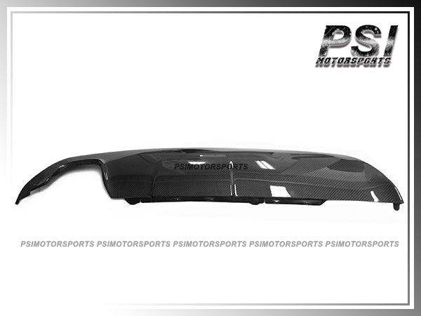 2004-2009 BMW E60 M-Sport Only 3D Style Carbon Fiber Rear Diffuser (For Left Dual Tips)
