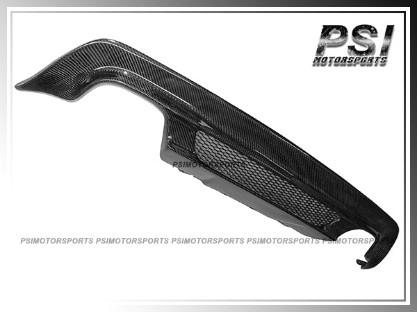2004-2009 BMW E60 M-Sport Only HM Style Carbon Fiber Rear Diffuser (For Quad Tips)