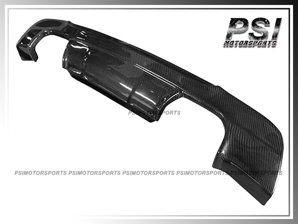 2008-2013 BMW E92 E93 M-Sport Only 3D Style Carbon Fiber Rear Diffuser (For Quad Exhaust Tips)